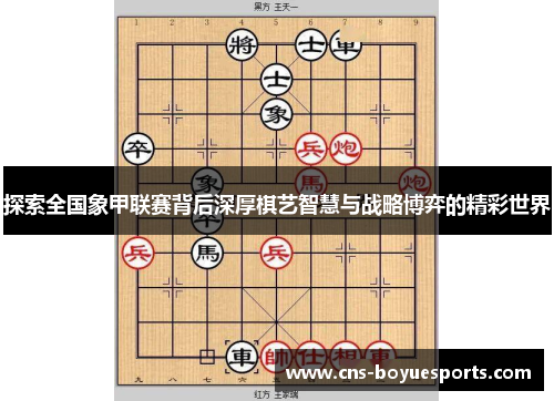 探索全国象甲联赛背后深厚棋艺智慧与战略博弈的精彩世界